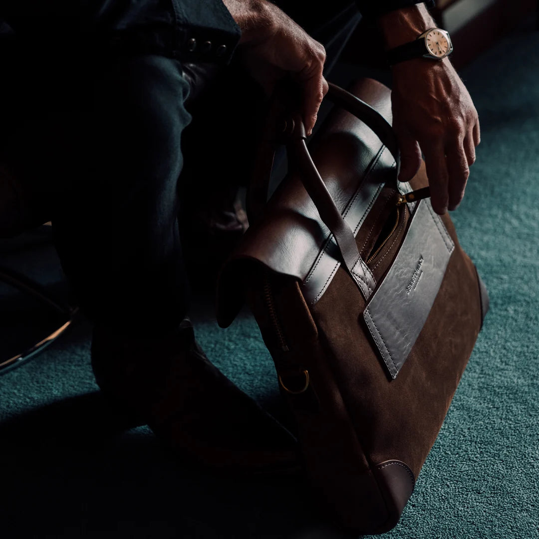 Suede Brief - Tobacco Brown