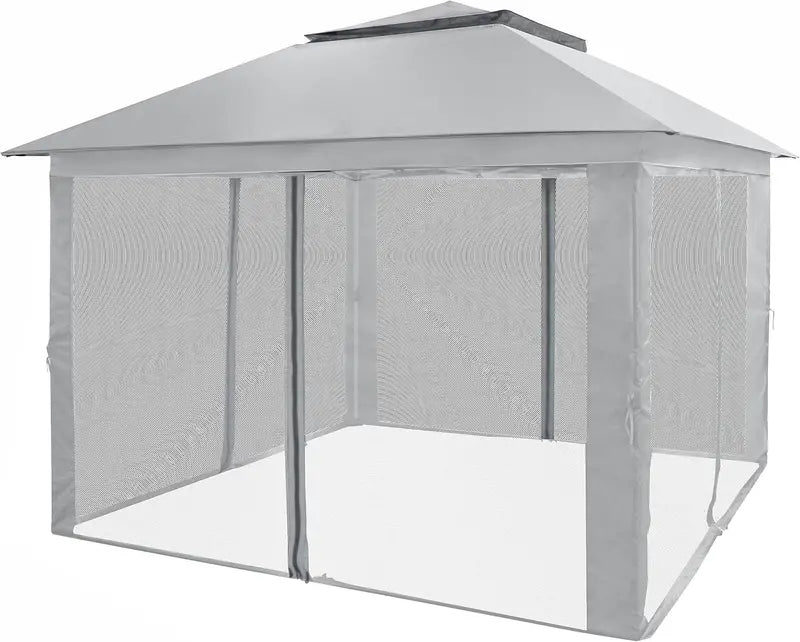 CROWN SHADES 13×13 ft Pop-Up Gazebo  Instant-Setup Outdoor Canopy Tent, Clearance Model