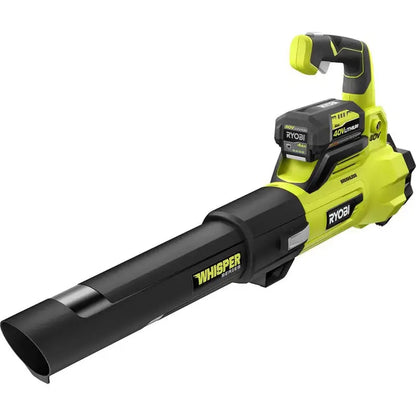 RYOBI 40V Brushless Jet Fan Blower  125 MPH / 550 CFM Whisper Series with 4.0Ah Battery
