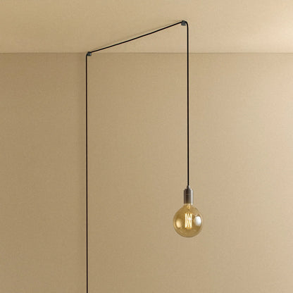 Gaia Plug-In Pendant in Graphite