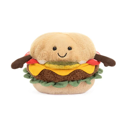 Jellycat Hamburger Plush Food Toy