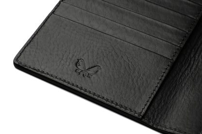 Suede Passport Wallet - Storm Grey