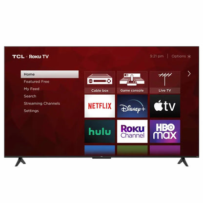 TCL 55-Inch 4-Series 4K UHD Smart TV with Roku, HDR, Voice Remote, and Quad HDMI Ports