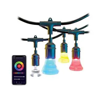 Atomi Smart WiFi Color String Lights  24-Foot Programmable LED Light Strip with App Control (AT1326)