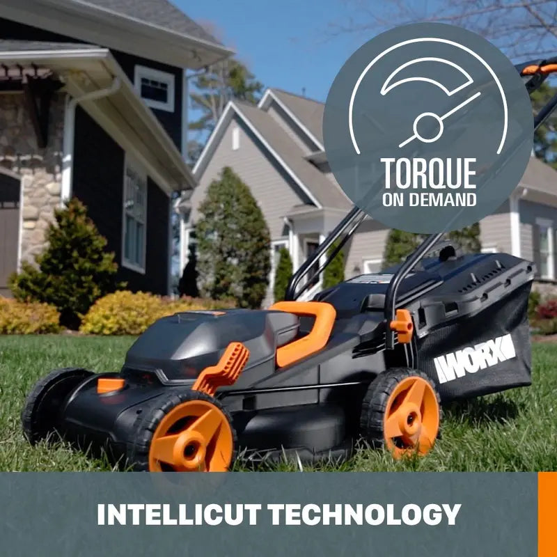 Worx 40V Power Share 4.0Ah 14  Cordless Lawn Mower (Battery and Charger Included)