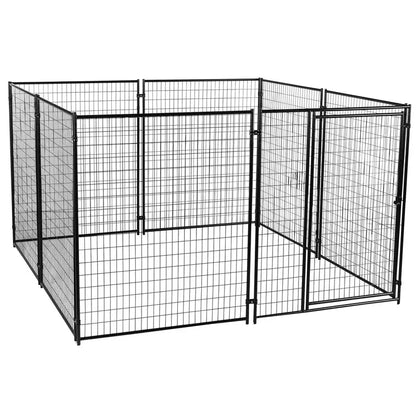Lucky Dog Modular Kennel  6 ft H x 10 ft W x 10 ft L, Expandable Outdoor Dog Run