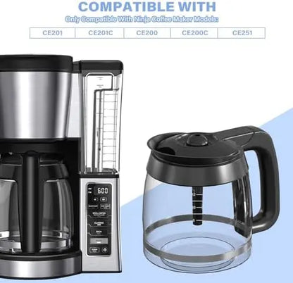 Ninja CE251/CE201-Compatible 12-Cup Coffee Carafe  BPA-Free Replacement for Ninja Coffee Bar Systems