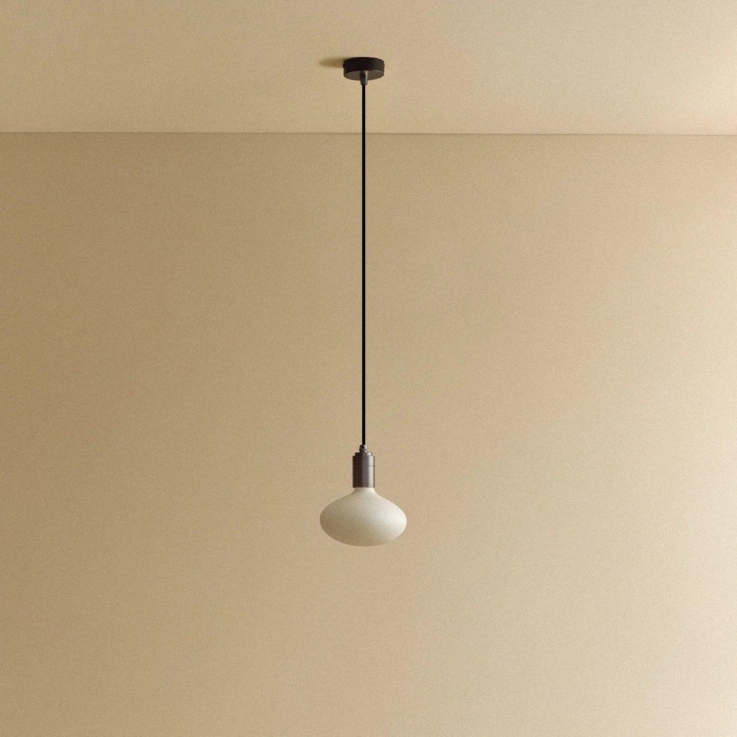 Oval Pendant Light in Graphite