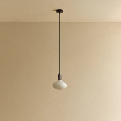 Oval Pendant Light in Graphite