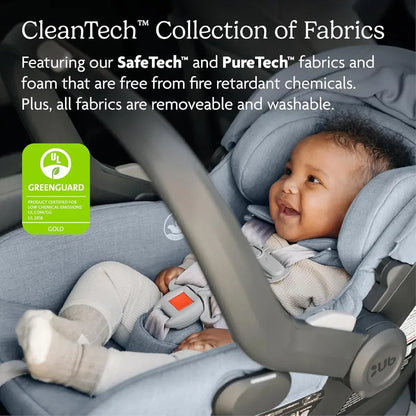 Alice Infant Car Seat with SmartSecure Technology, Easy Installation, Stroller Attachment, Includes Base & Insert  Jake (Charcoal)