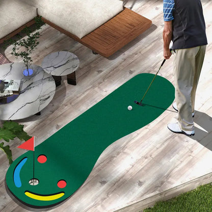Portable Golf Practice Mat  9.8 FT x 3 FT Turf Surface with Realistic Feel