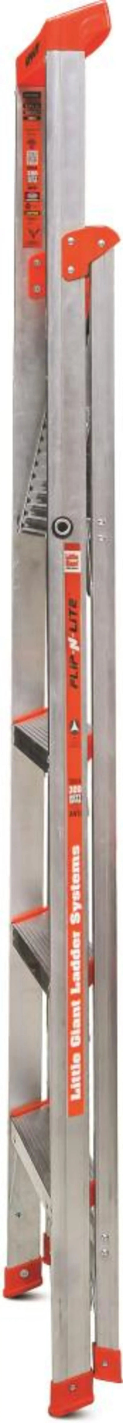 Flip-N-Lite Model 6 Aluminum 300 lb Type-1A Step Ladder