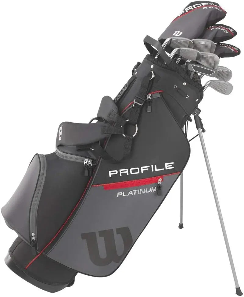 Wilson Profile Platinum Golf Club Set  Right-Handed Complete Set with Stand Bag