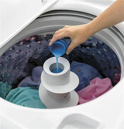 GE 4.5 Cu. Ft. White Top Load Washer With Stainless Steel Basket