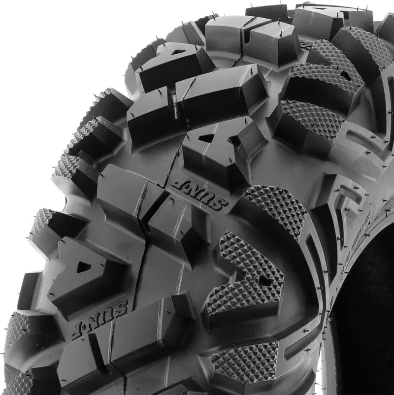 Set of 4 ATV/UTV All-Terrain Tires  25¡Á8-12 Front &amp; 25¡Á10-12 Rear A033 Tubeless Radials (6-PR)