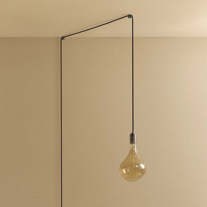 Voronoi II Plug-In Pendant in Graphite