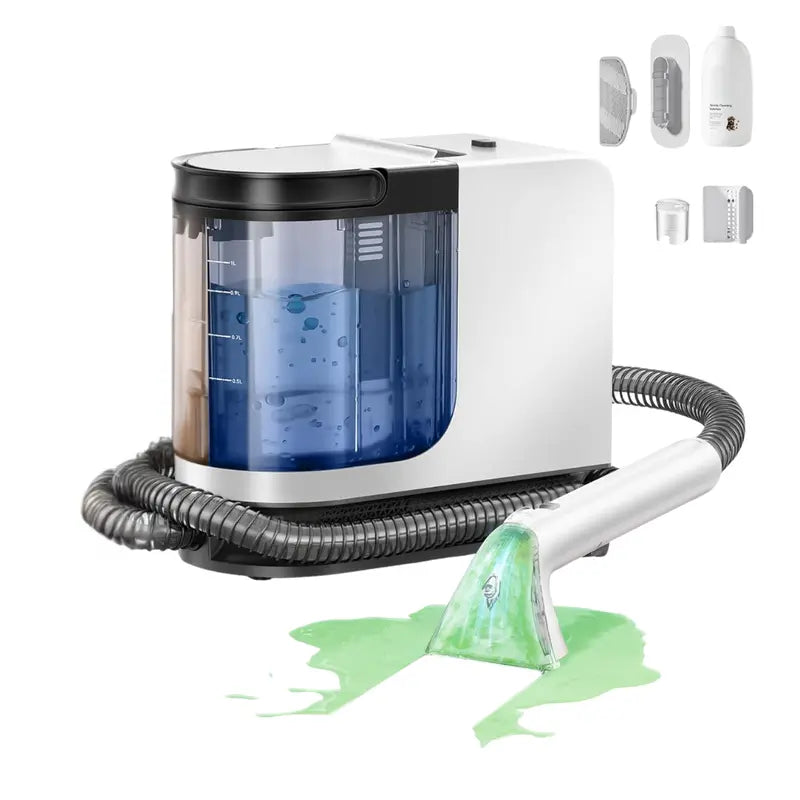 Lightweight Carpet & Upholstery Cleaner  18KPa Suction Power, Portable Deep-Cleaning Tool