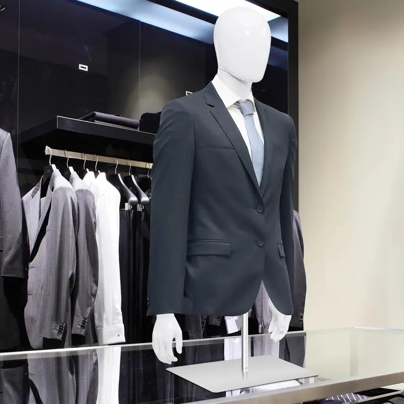 PP Torso Mannequin for Tailoring — Lightweight Male Model Display Stand