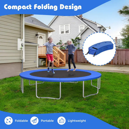 Hole-Free Trampoline Pad Replacement  Universal Fit for Pole-Based Frames