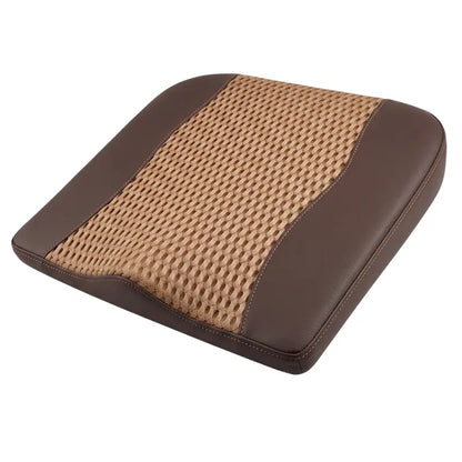 Driver-Focused Memory Foam Seat Cushion with Non-Slip Base & Breathable Fabric