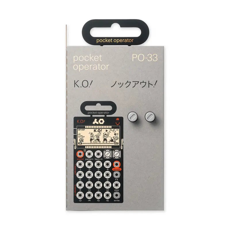 Teenage Engineering PO-33 K.O! Pocket Operator Synthesizer  Compact Music Maker