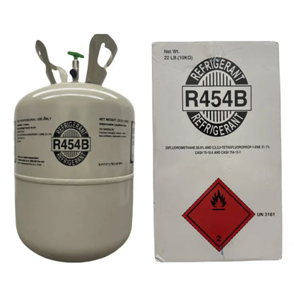 22 lb R454B Eco-Friendly Refrigerant Gas  Low-GWP HVAC Replacement