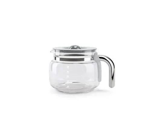 Smeg Retro-Style Drip Coffee Maker  Compact Cream-Colored Appliance (173 x 128 x 113 mm)