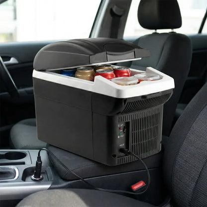 6-Quart 12V Thermoelectric Portable Car Cooler/Warmer for On-the-Go Use