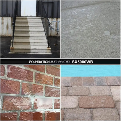 SX5000 WB Water-Based Silane-Siloxane Concrete Sealer  DOT-Approved for Concrete, Brick, Pavers & Natural Stone