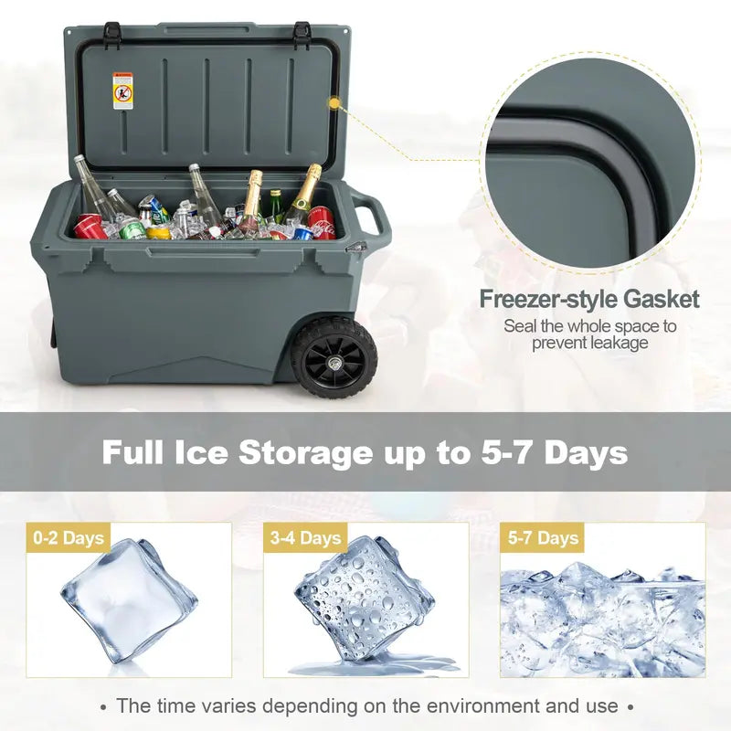 All-Terrain Wheeled Portable Ice Chest Cooler