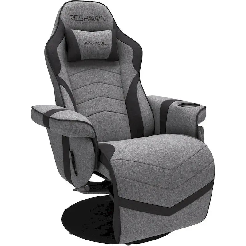 Ergonomic Gaming Recliner Chair  Adjustable Reclining Seat with Integrated Footrest