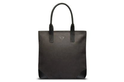Suede Tote - Storm Grey