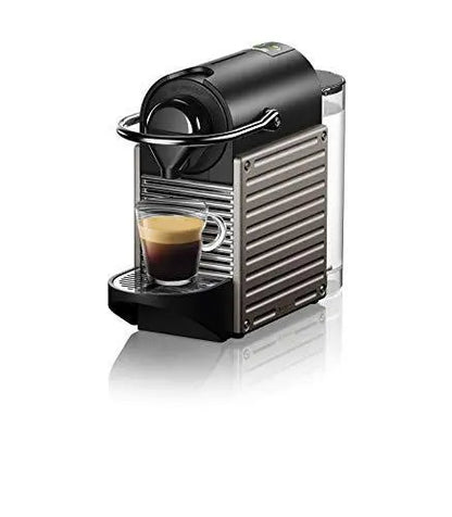 Nespresso Pixie Espresso Machine by Breville  Compact Titanium-Finish Coffee Maker