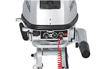 5 HP Outboard Motor with Tiller Handle  20-Inch Shaft
