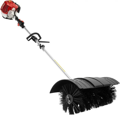52cc Gas-Powered Handheld Sweeper  2-Stroke 2.3HP Engine for Driveways, Turf & Artificial Grass