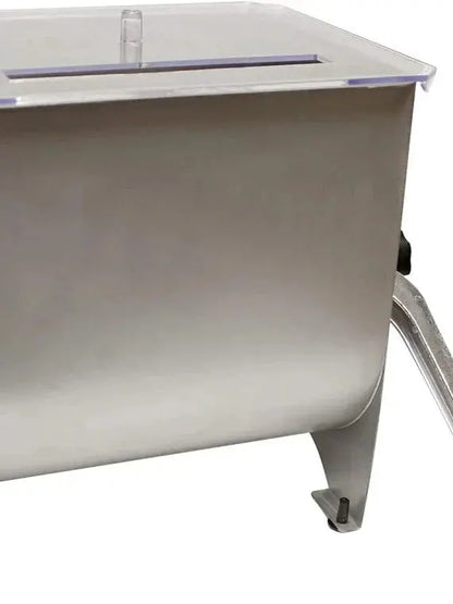 20-Lb Manual Sausage Mixer  Stainless Steel Meat Blender with Secure Lid for Homemade Ground Meats