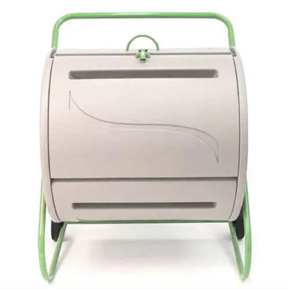 Heavy-Duty Compost Tumbler  4.9 Cu. Ft. Weather-Resistant Outdoor Rotating Bin