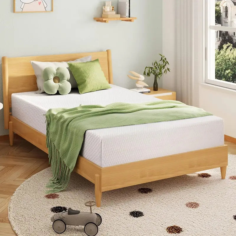 8-Inch Double Memory Foam Mattress  Balanced Medium-Firm Comfort for Everyday Sleep