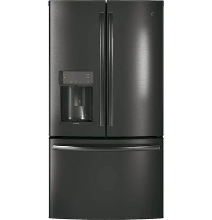 GE Appliances PFE28KBLTS French Door Refrigerator  36-Inch Wide, Black Stainless Steel Finish