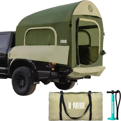 Niphean Inflatable Truck Bed Tent — Quick-Setup 23 Person Pickup Camper Tent with PU3000 Waterproofing