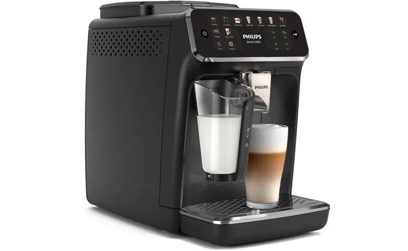 Philips Series 5500 Fully Automatic Espresso Machine  One-Touch Brewing, Integrated Grinder & Milk Frother