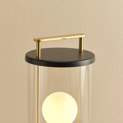 The Muse 2.0 Portable Lamp in Hackles Black