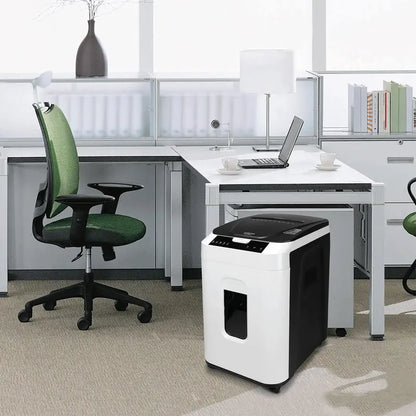 Aurora Commercial 200-Sheet Auto Feed Micro-Cut Paper Shredder, P-5 Security, 60-Min Runtime