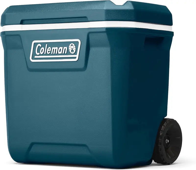 Coleman Classic 100-Quart Wheeled Cooler — Insulated Hard-Sided Design, Leak-Resistant, Ice Retention Up to 5 Days