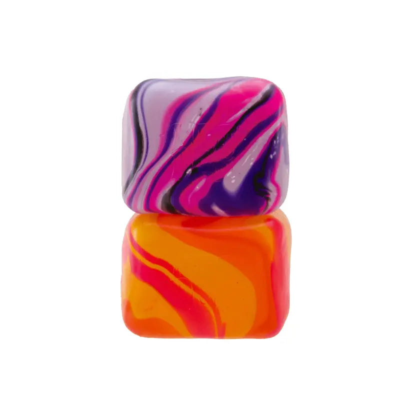 NeeDoh Nice Cube Swirl  Swirled Pattern Solid Squish Toy