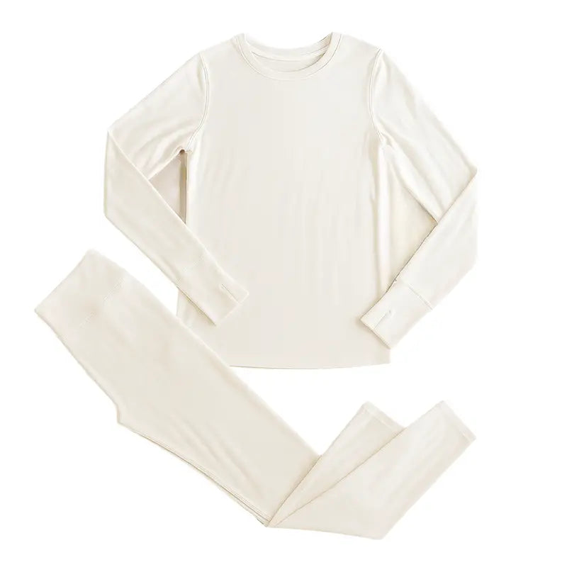 Women’s Thermal Fleece-Lined Base Layer Top and Leggings Combo