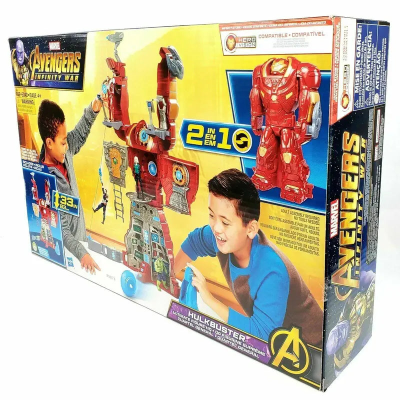 Hasbro Marvel Avengers Hulkbuster Ultimate Action Figure Playset  Includes Tower Base & Roto-Blade Launcher
