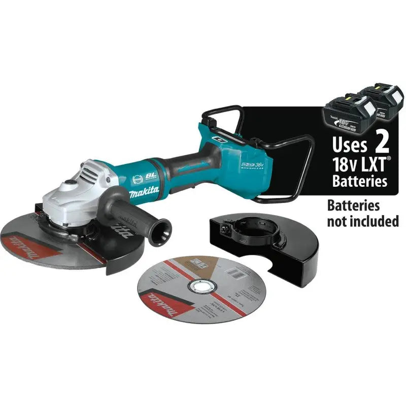 Makita 18V X2 LXT 36V 9″ Paddle Switch Cut-Off/Angle Grinder Bare Tool XAG23ZU1 from Makita