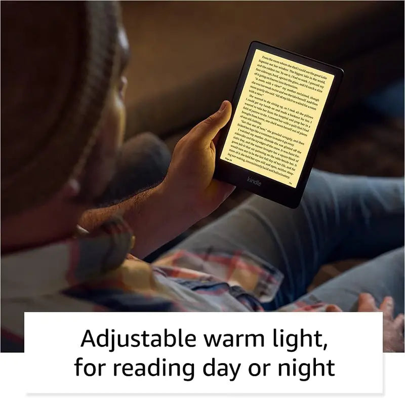 Amazon Kindle Paperwhite 16GB, 6.8″ Display, Warm Light, 10-Week Battery, Agave Green, Waterproof E-Reader