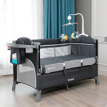 Adjustable Bedside Bassinet  Compact, Breathable Sleep Solution for Newborns